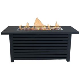 Steel Propane/Natural Gas Outdoor Fire Pit Table with Lid Steel Propane/Natural Gas Outdoor Fire Pit Table with Lid
